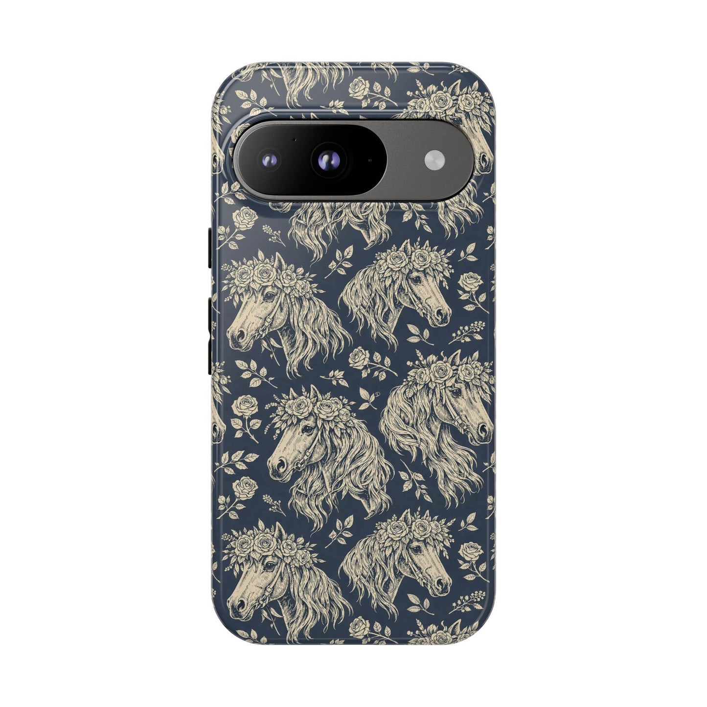 Floral Horses Tough Case