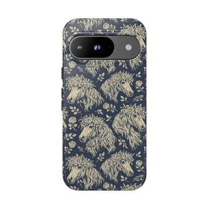 Floral Horses Tough Case