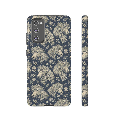 Floral Horses Tough Case