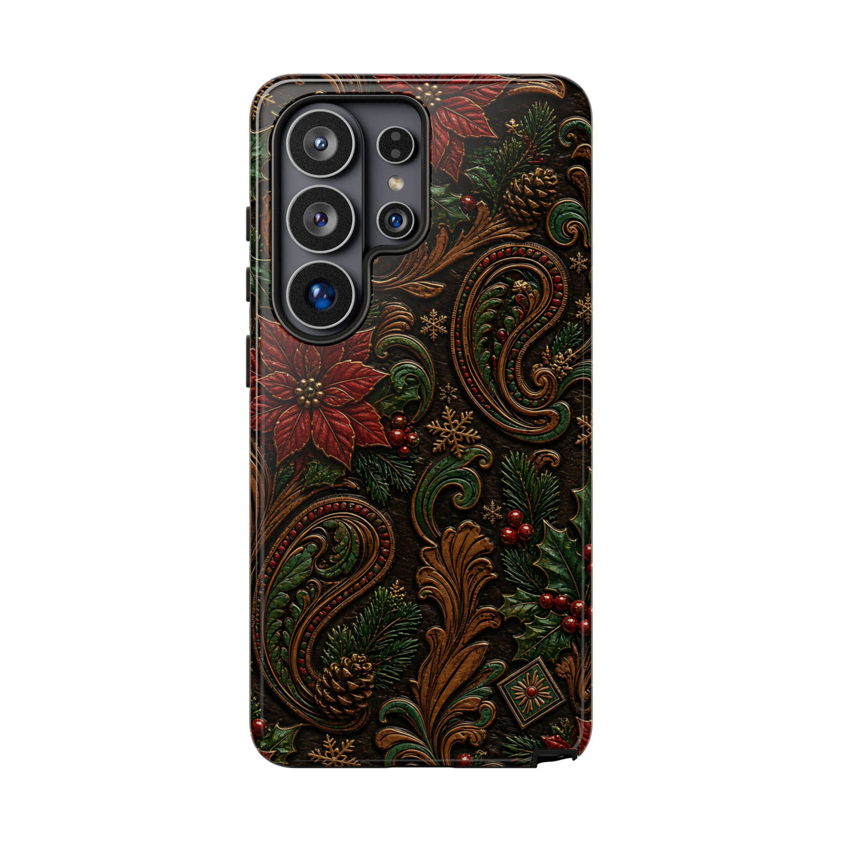 Carved Christmas Paisley Tough Case