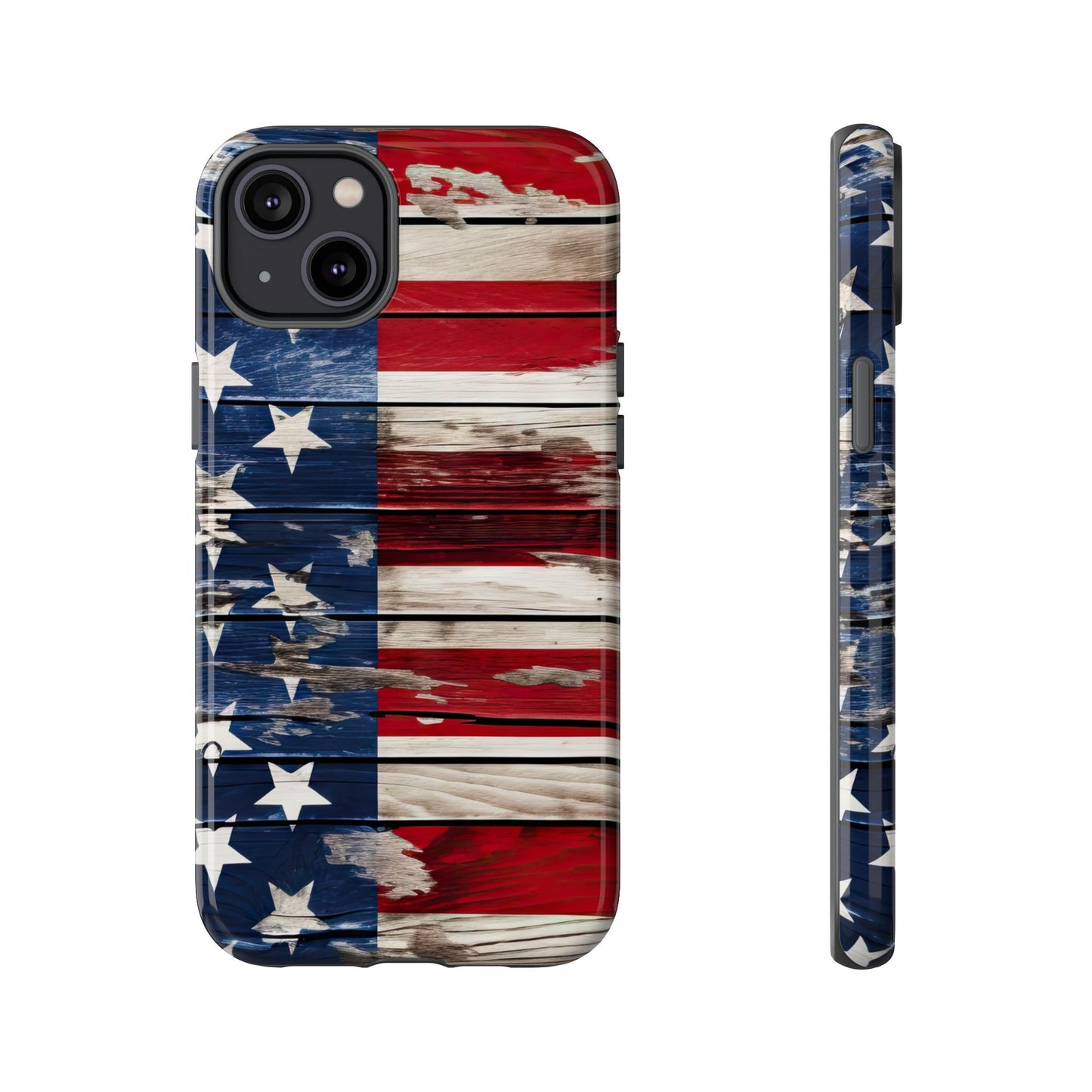 Wood Stars Stripes Tough Case