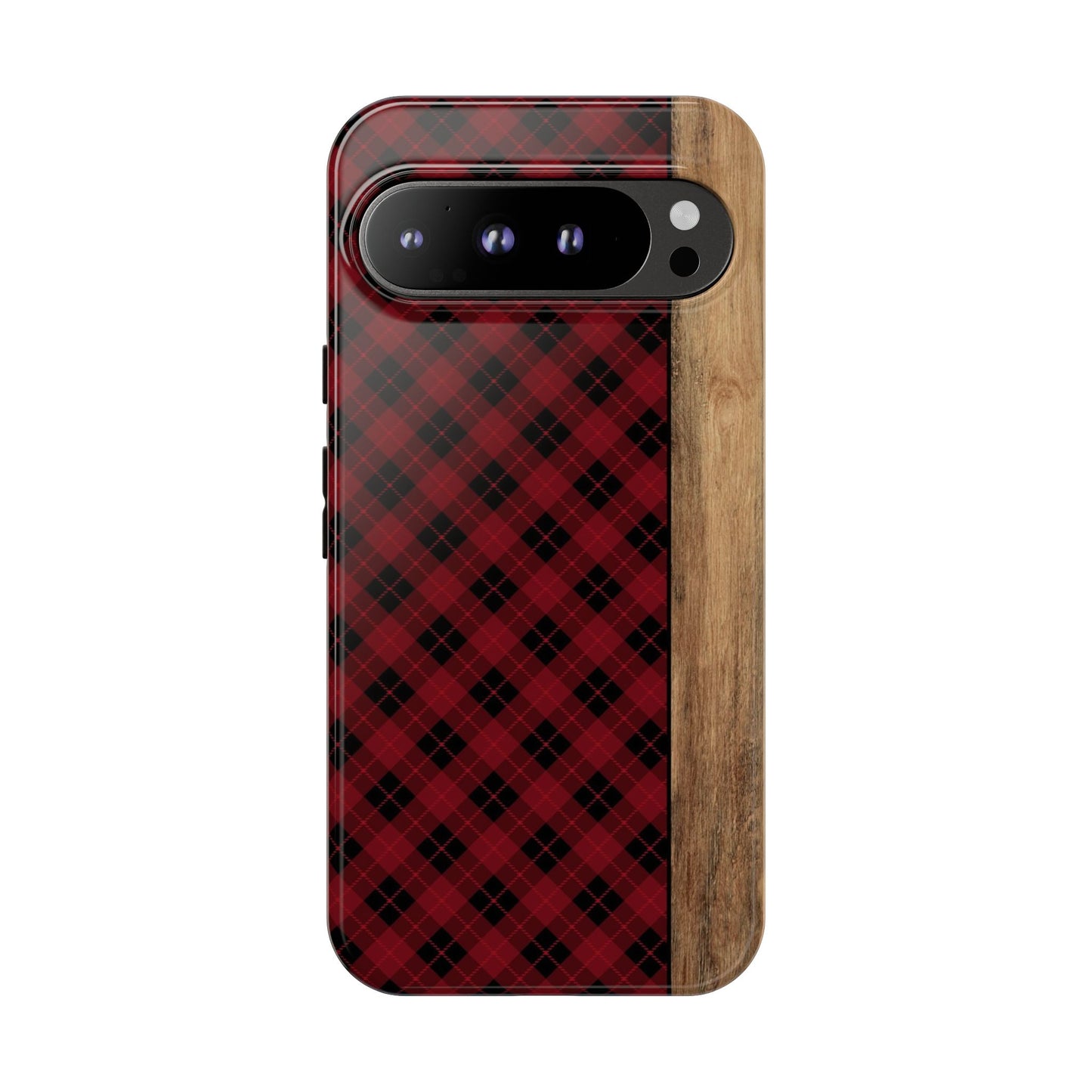 Red Plaid Tough Phone Case