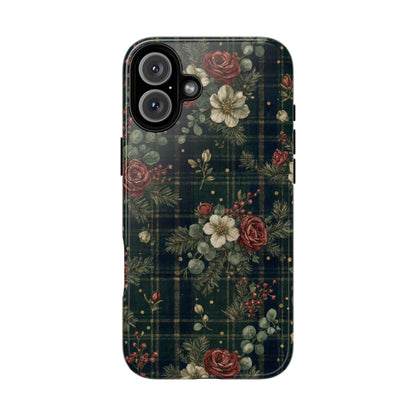 Tartan Roses Tough Case