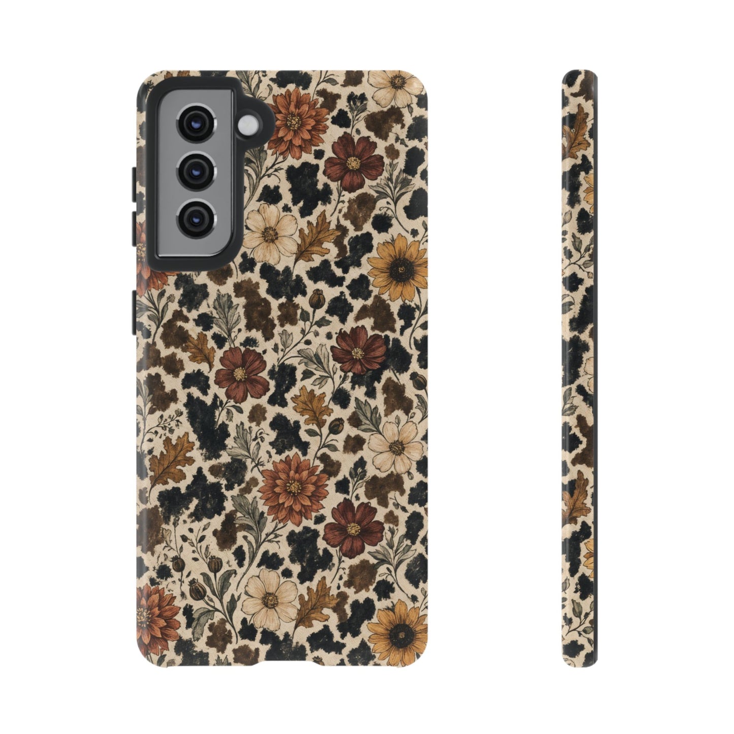 Autumn Cowhide Bloom Tough Case