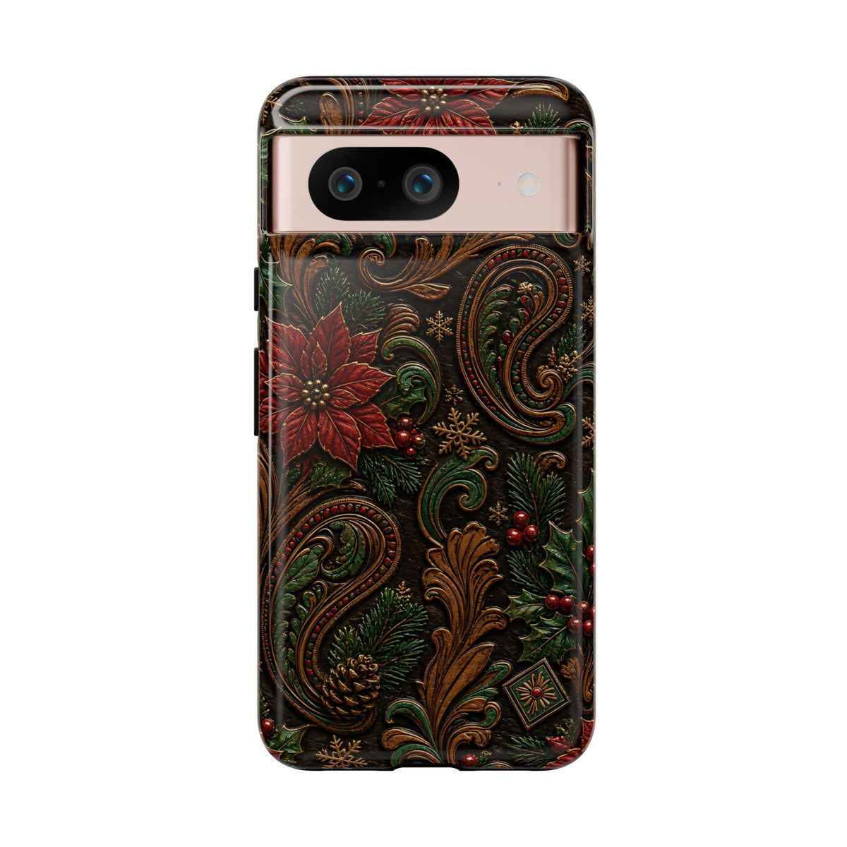 Carved Christmas Paisley Tough Case