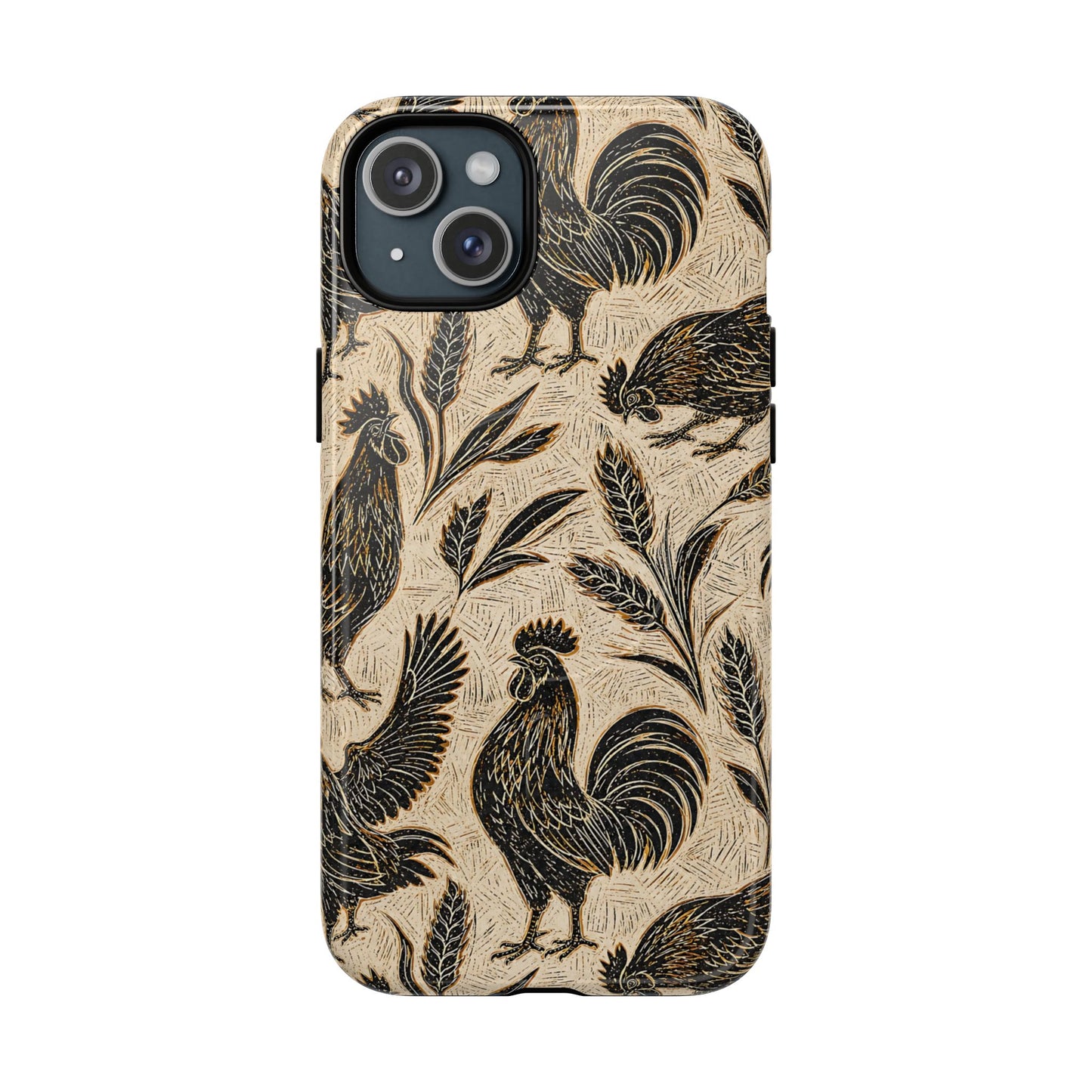 Carved Rooster Magnetic Case