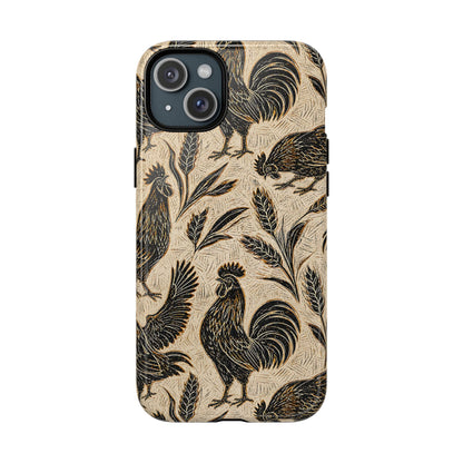 Carved Rooster Magnetic Case
