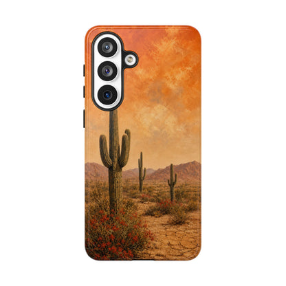 Sunset Cacti Tough Case