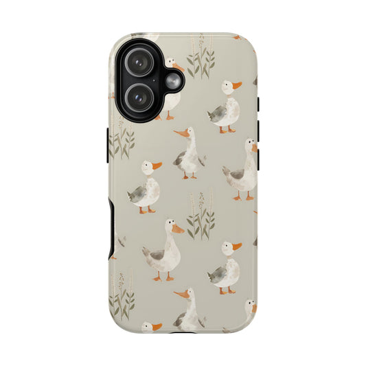 Cottage Core Ducks Tough Phone Case