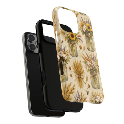 Wheat + Mason Jars Magnetic Case