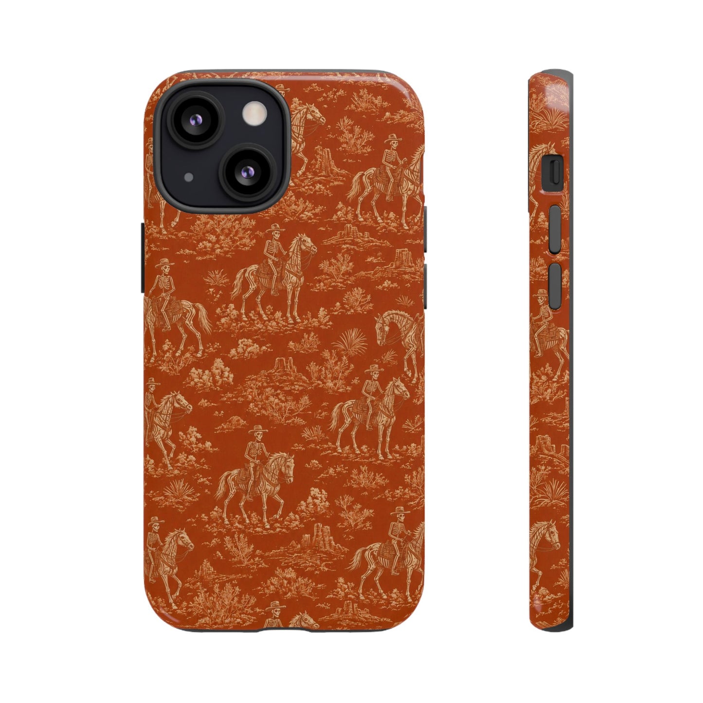 Cowboy Skeleton Toile Tough Case
