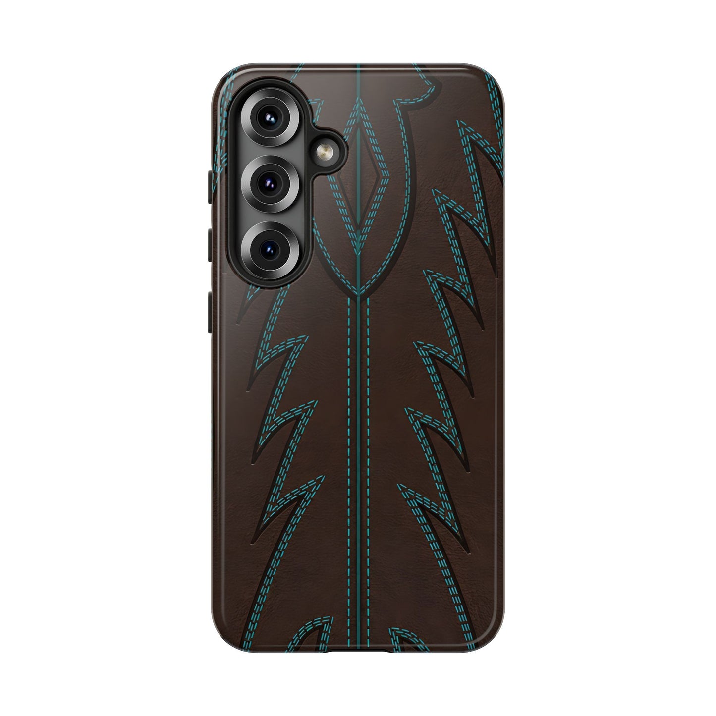Boot Closeup Brown Turquoise Tough Case