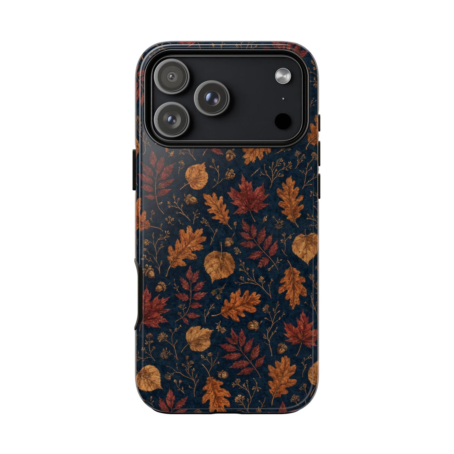 Navy Oak Leaf Tough Case