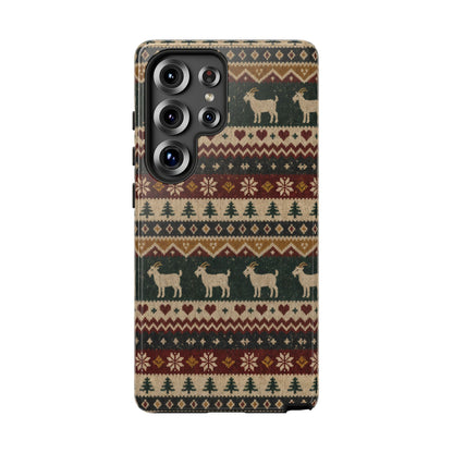 Fair Isle Goats Tough Case