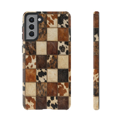 Cowhide Quilt Tough Case
