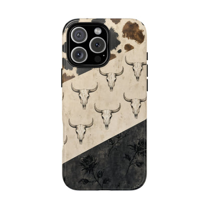 Bull Skull Rose Tough Case
