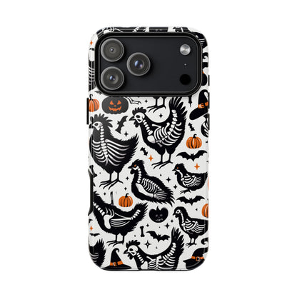 Skeleton Chickens Tough Phone Case