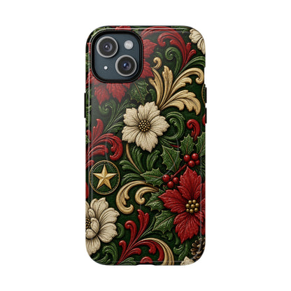 Tooled Christmas Stars Magnetic Case