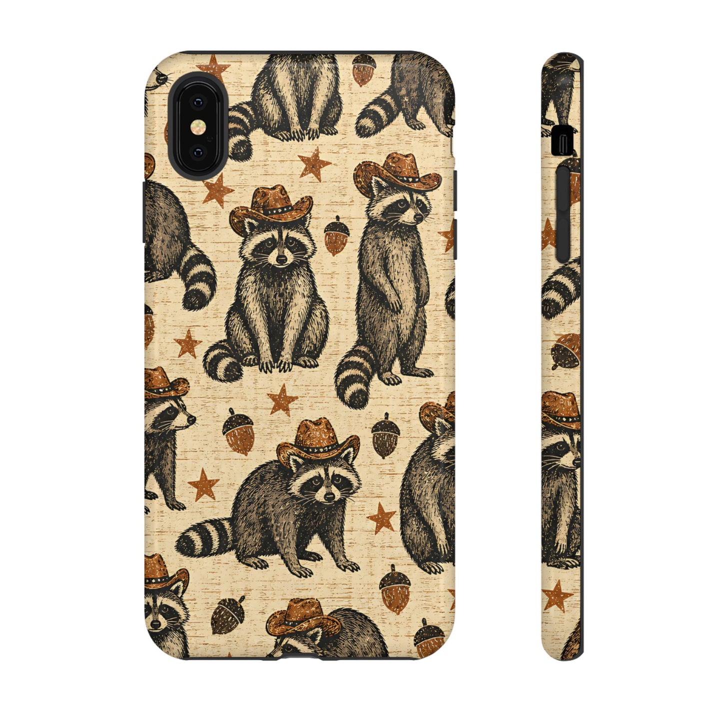 Retro Raccoon Tough Case