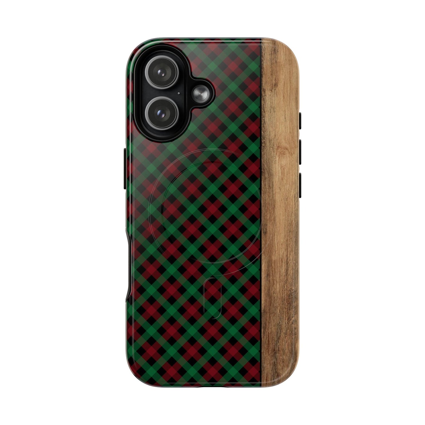 Red Green Plaid Magnetic Case