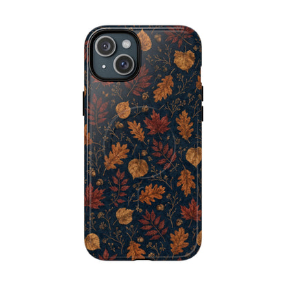 Navy Oak Leaf Magnetic Case