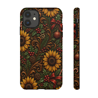 Christmas Sunflowers Tough Case