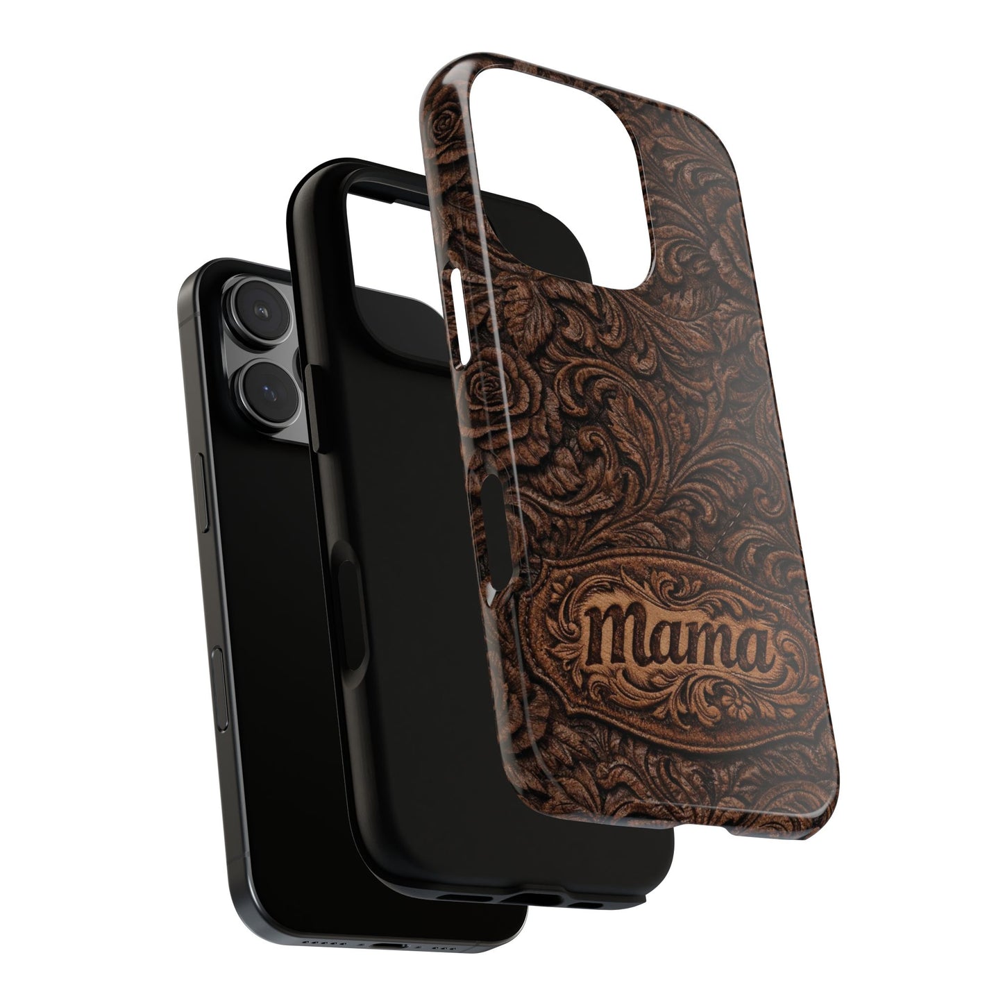 Carved Floral Mama Tough Case