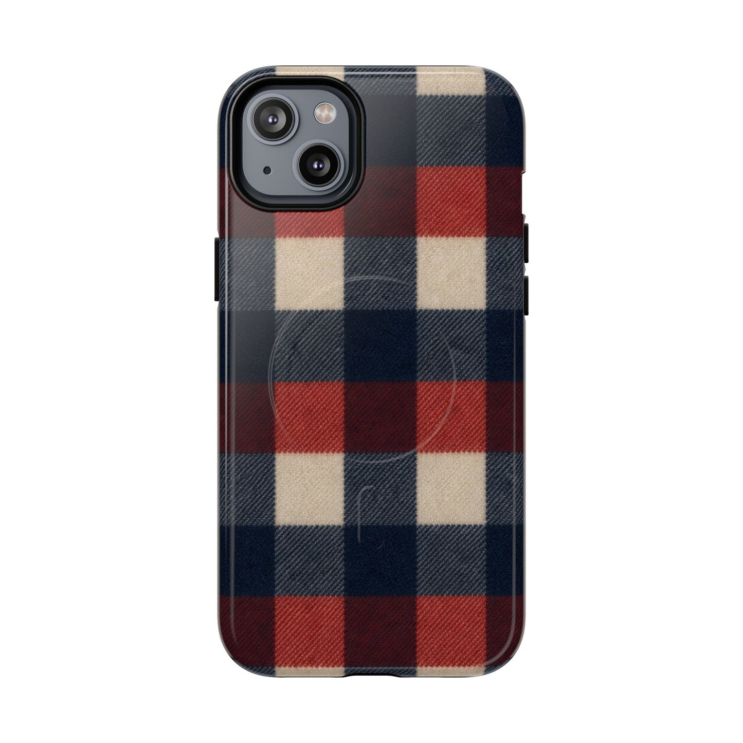 Patriotic Plaid Magnetic Case