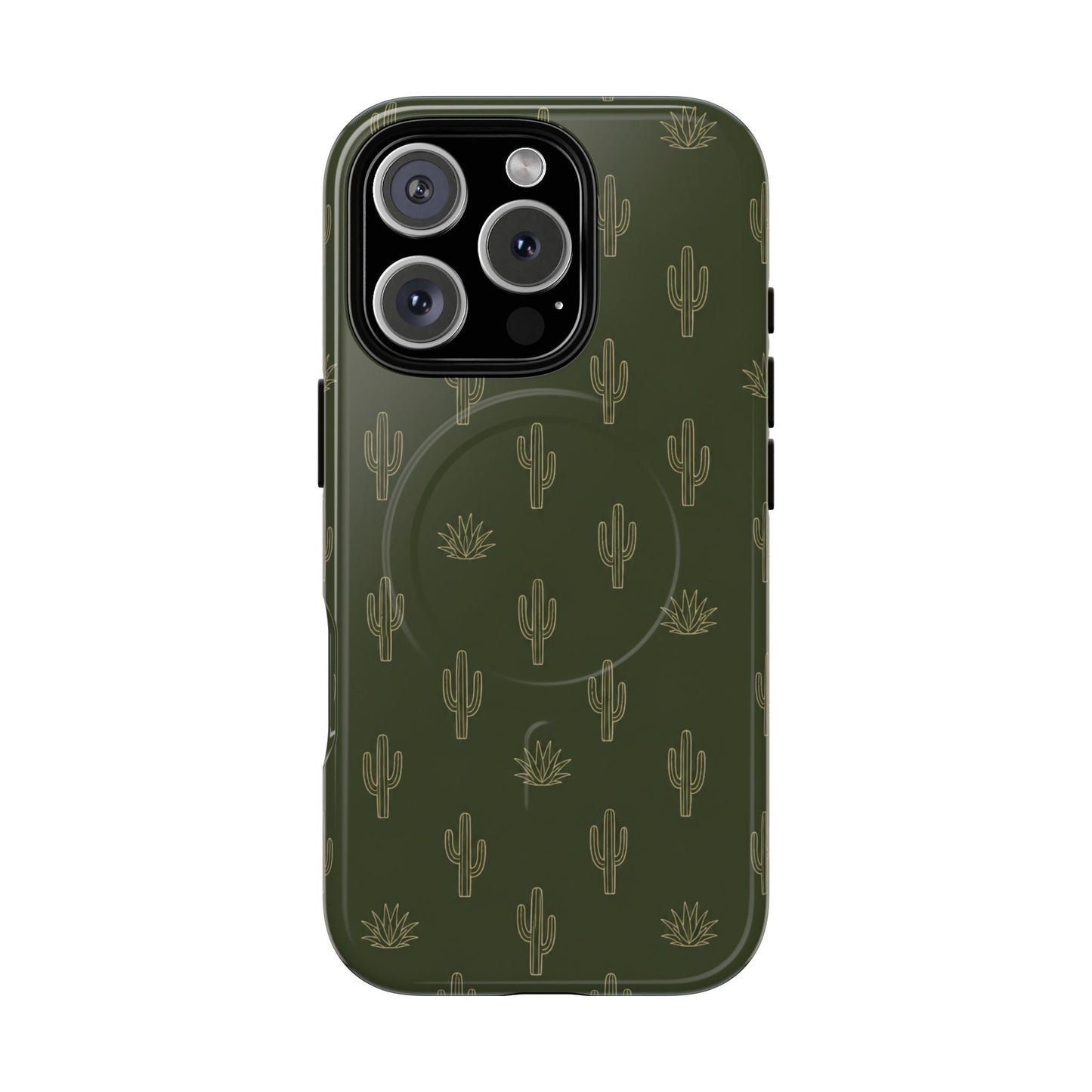 Green Cactus Magnetic Case