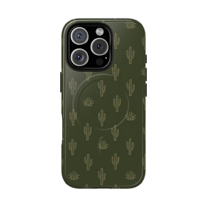 Green Cactus Magnetic Case