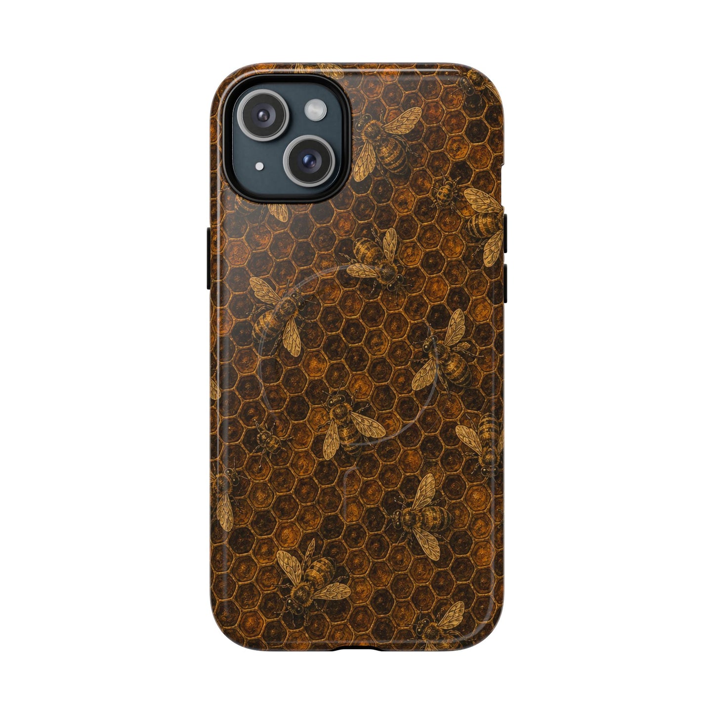 Golden Honeycomb Magnetic Case