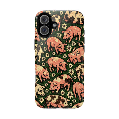Retro Pigs Tough Case