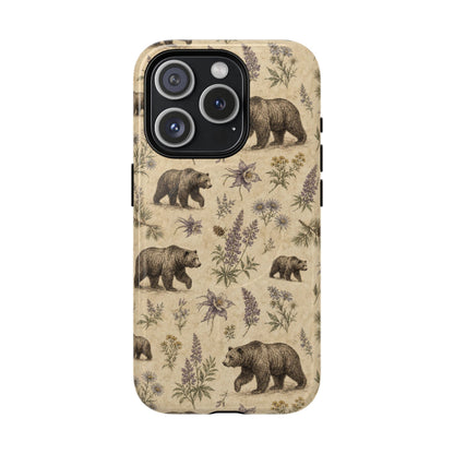 Floral Bear Magnetic Case