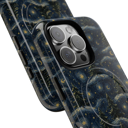 Starry Night Pines Magnetic Case