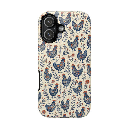 Folk Hens Tough Case