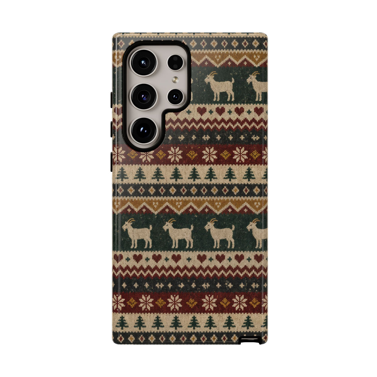 Fair Isle Goats Tough Case