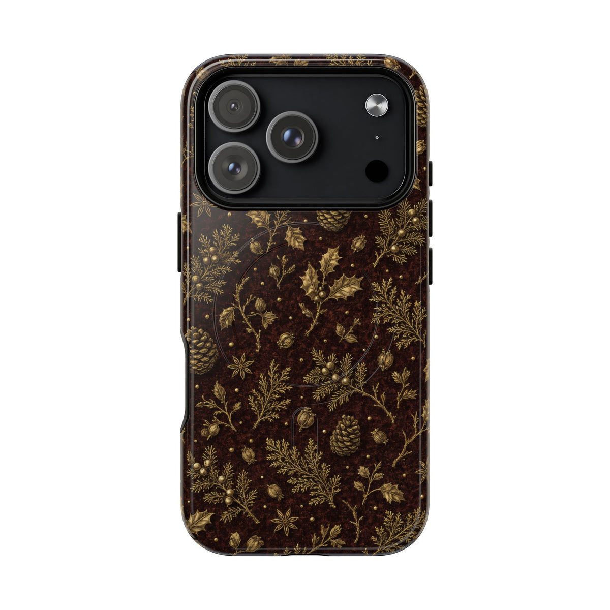 Brass Winter Botanicals Magnetic Case