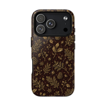Brass Winter Botanicals Magnetic Case