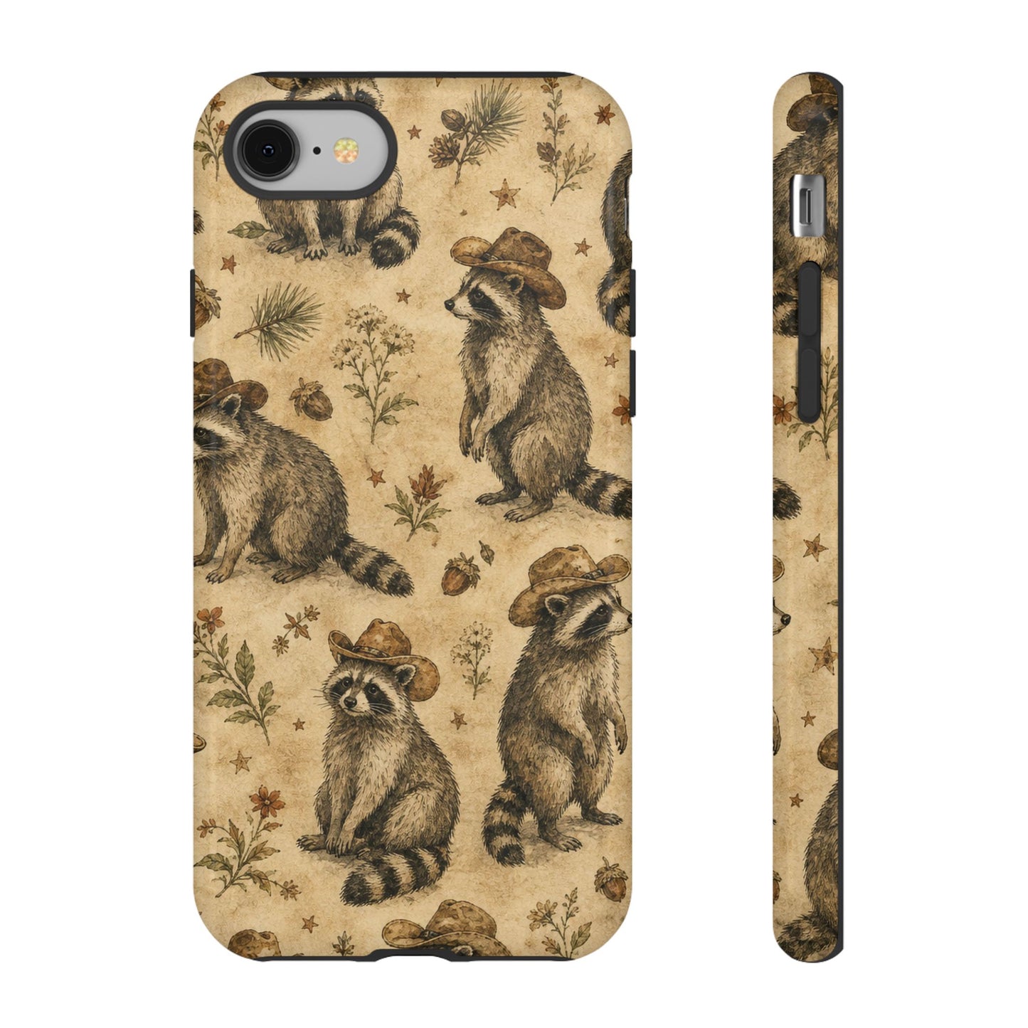 Painted Raccoon Tough Case