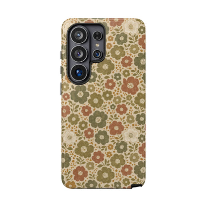 Retro Poppy Field Tough Case