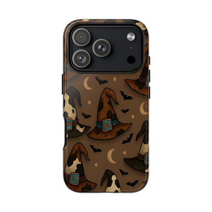 Cowhide Witch Hats Tough Phone Case