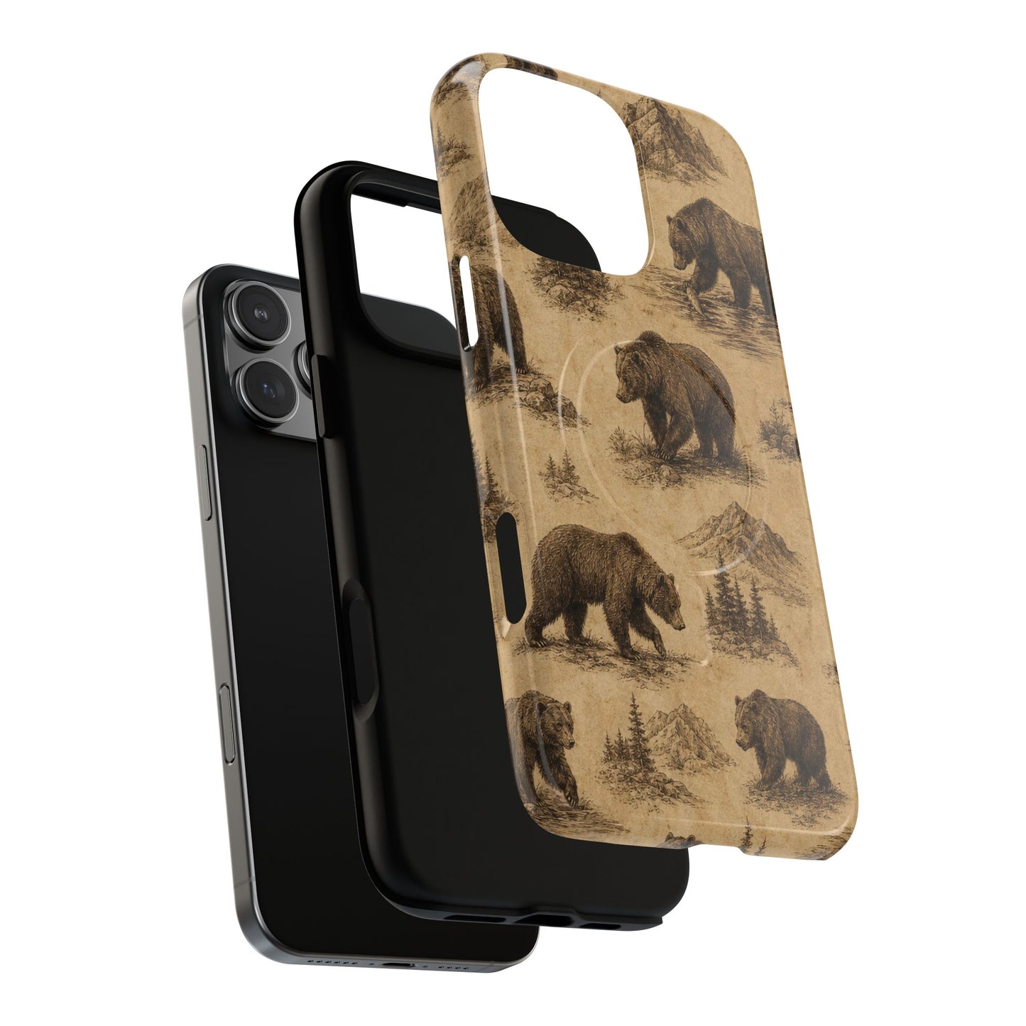 Vintage Bear Magnetic Case