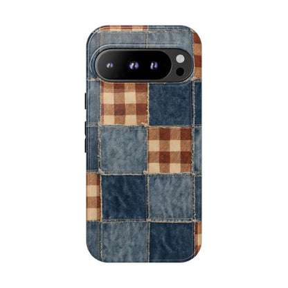 Denim Patchwork Tough Case