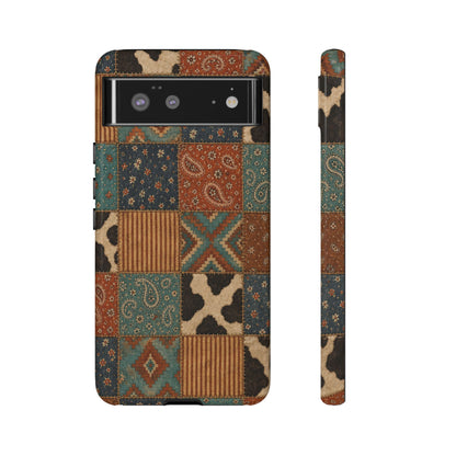 Turquoise Patchwork Tough Case