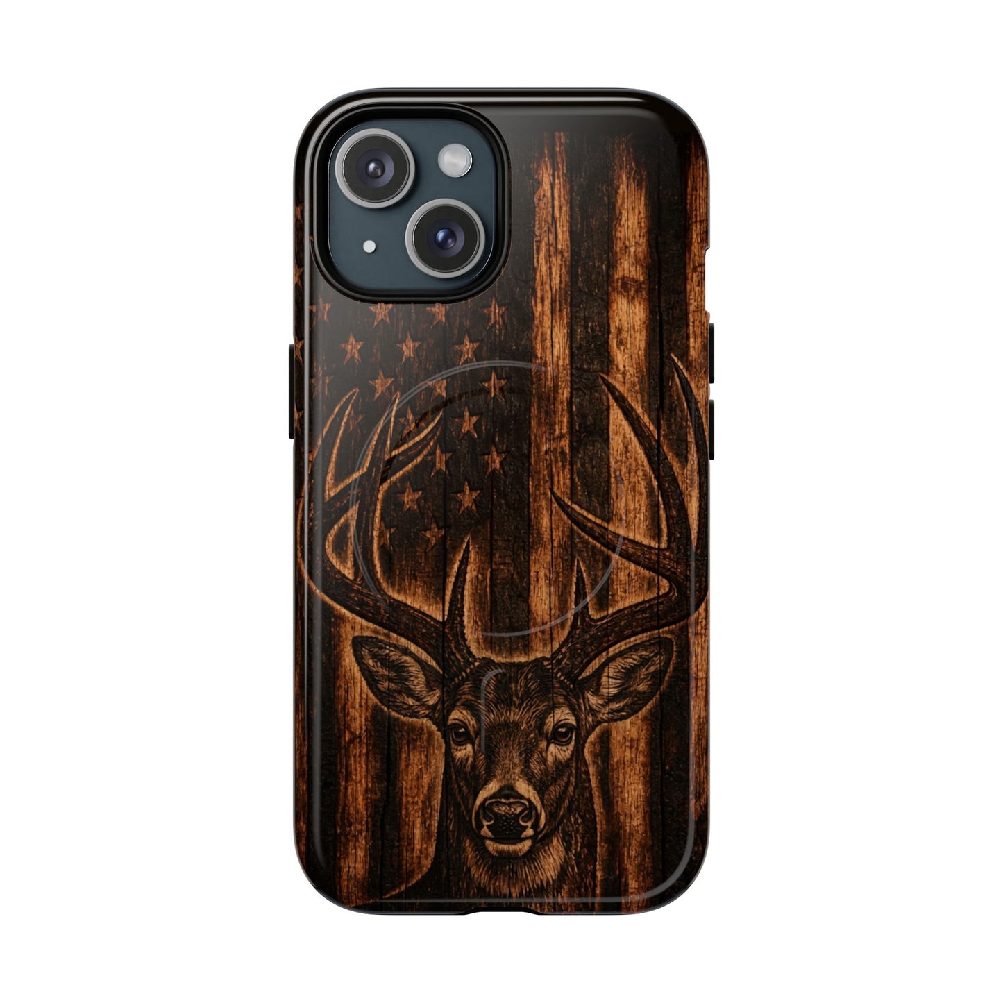 Carved Buck Magnetic Case