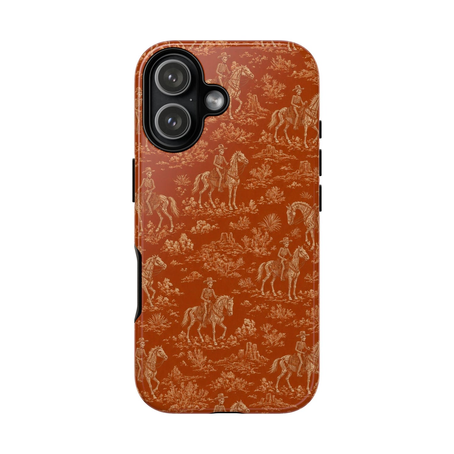 Cowboy Skeleton Toile Tough Case