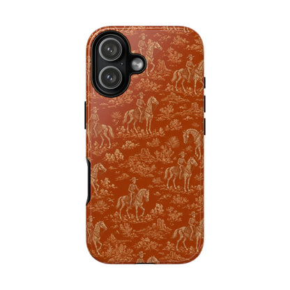 Cowboy Skeleton Toile Tough Case
