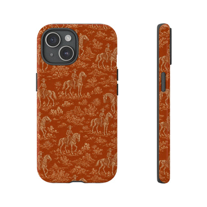 Cowboy Skeleton Toile Tough Case
