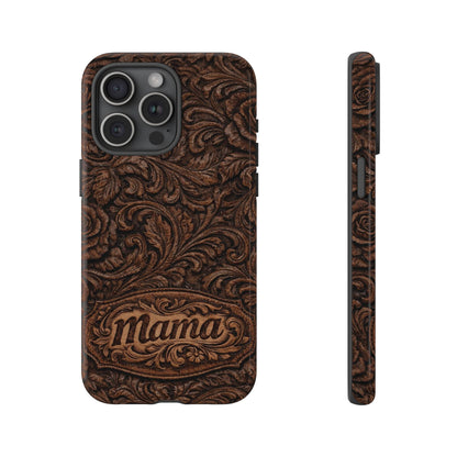 Carved Floral Mama Tough Case