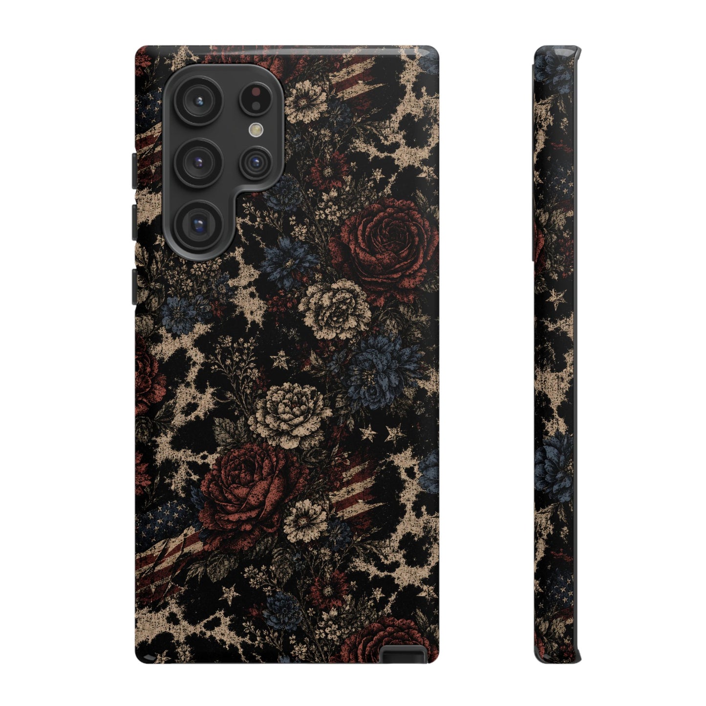 USA Cowhide Bloom Tough Case
